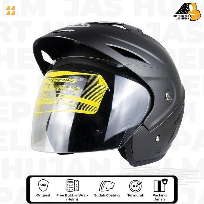 Helm Ukuran Besar Xl Xxl Gunmetal Doff