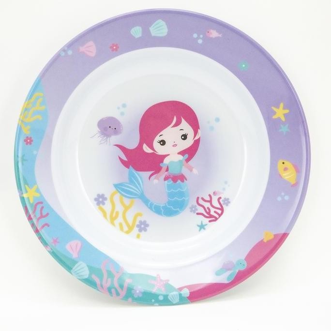 (Good) Onyx Seiv, Piring Makan Cekung 9 inch: Melamin, Aman untuk Makanan, Halal, 1809S Karakter