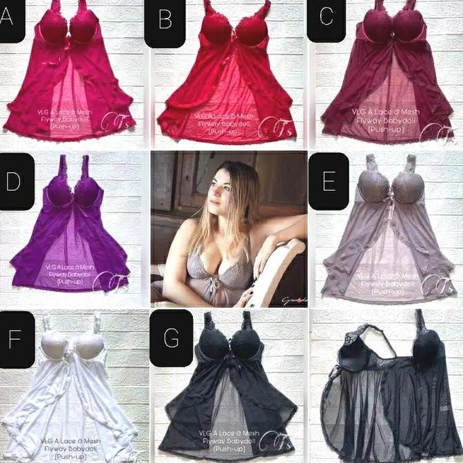 VALEGE SEXY LINGERIE TEMBUS PANDANG (VICTORIA SECRET LA SENZA RED H&M