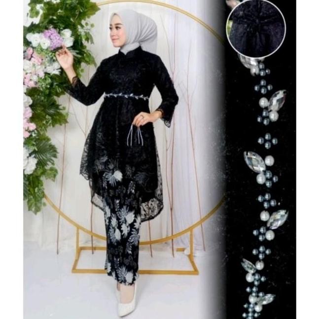 Kebaya Aurora Lesti Mutiara Payet//Setelan Kebaya Lesti Kejora//Atasan Kebaya Modern Payet//Kebaya B