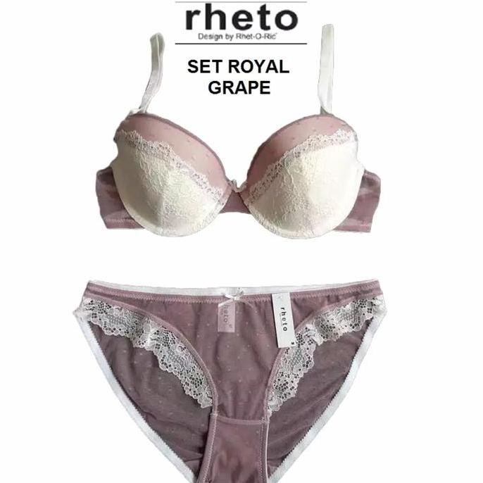 BRA SET RHETO RENDA LACE (VICTORIA SECRETS LA SENZ YOUNG HEART WACOAL