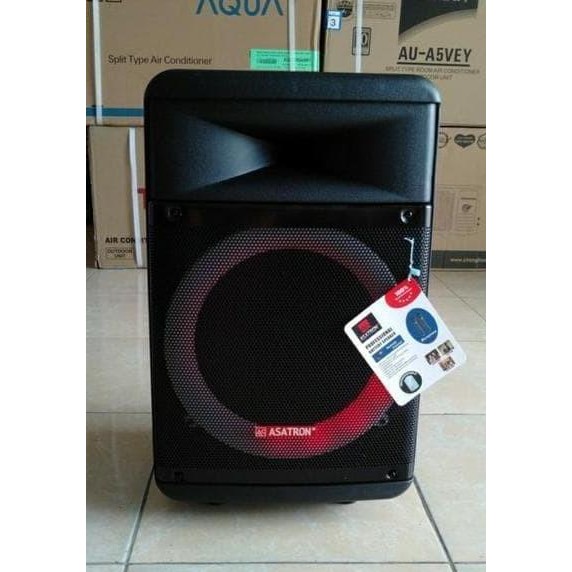 HARGA DISC - Speaker Portable Asatron 12 inch Puma Bluetooth sd usb Mic Priority