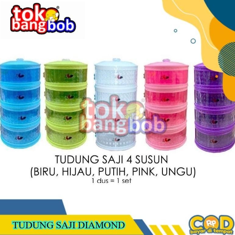 Tudung Saji DIAMOND Ayam Jago 4 Susun
