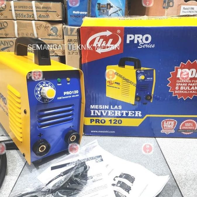 TERBARU - MESIN TRAFO LAS IGBT WELDING MACHINE 120A 120 A AMPERE HL H&L PRO