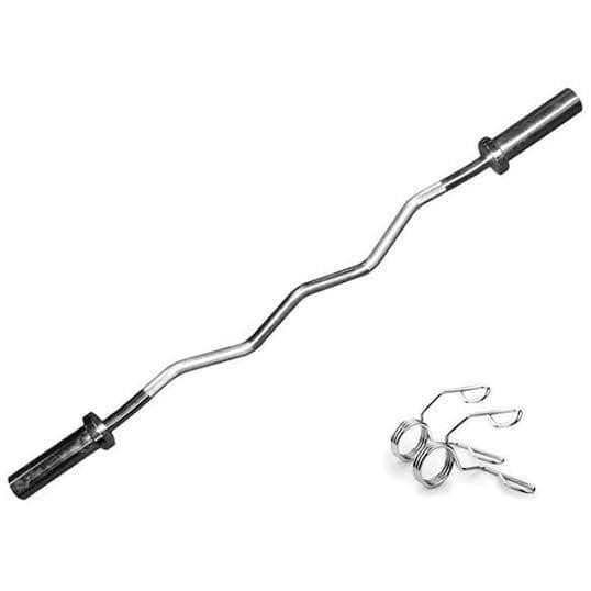 BEBAS ONGKIR - Olympic EZ Curl Bar - EZ Curl Barbell