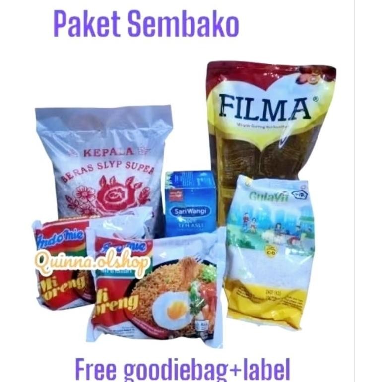 

READY..Paket Sembako Hemat utk Berbagai acara... Free Goodie bag