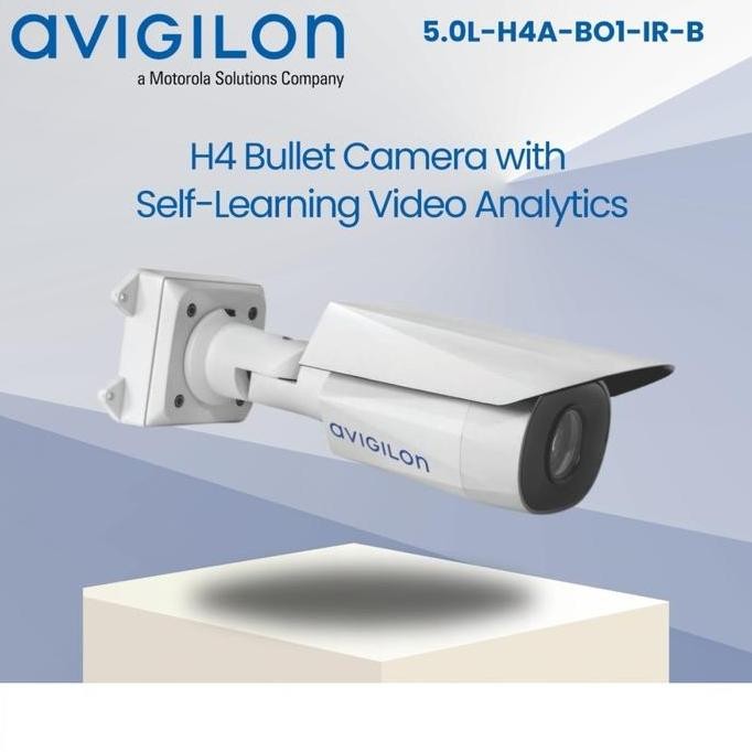 TERMURAH - Avigilon 5.0L-H4A-BO1-IR-B - H4 Bullet Camera with Self Learning Video Analytics