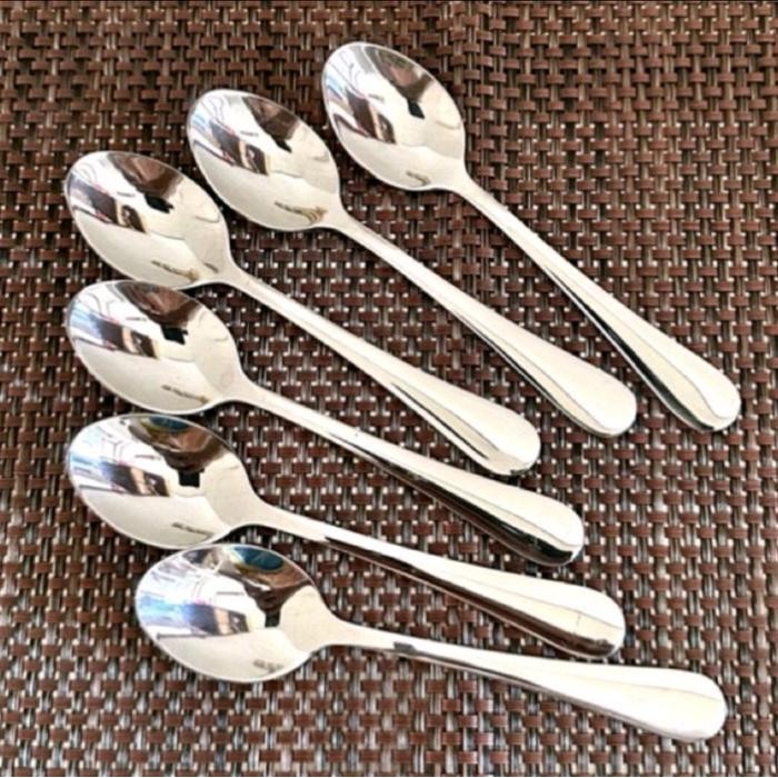 LSS Sendok teh kopi stainless tebal PREMIUM HOTEL / sendok teh pendek stainless / sendok teh panjang
