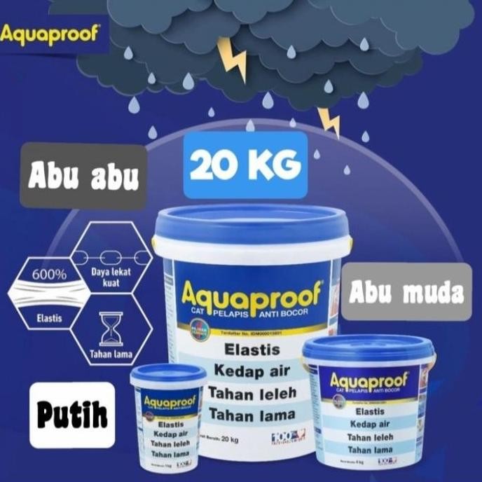 TERLARIS - Aquaproof 20kg Pail Waterproof Anti Bocor Aquaproof 20kg Elastex 20kg Waterproof 20kg Var
