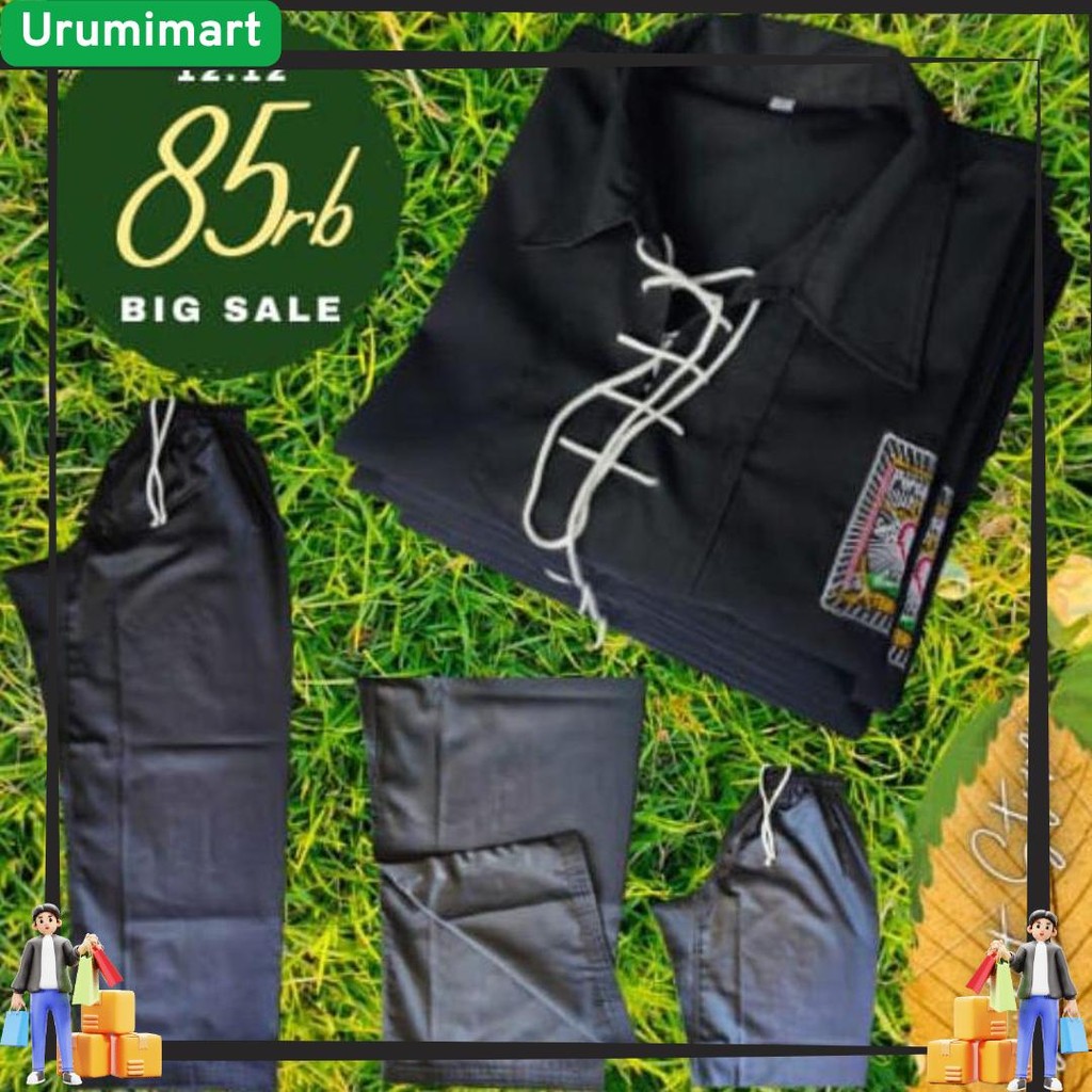 Gratis ongkir Sakral PSHT Siswa - Seragam PSHT Siswa - Baju Celana Pencak Silat PSHT Tali