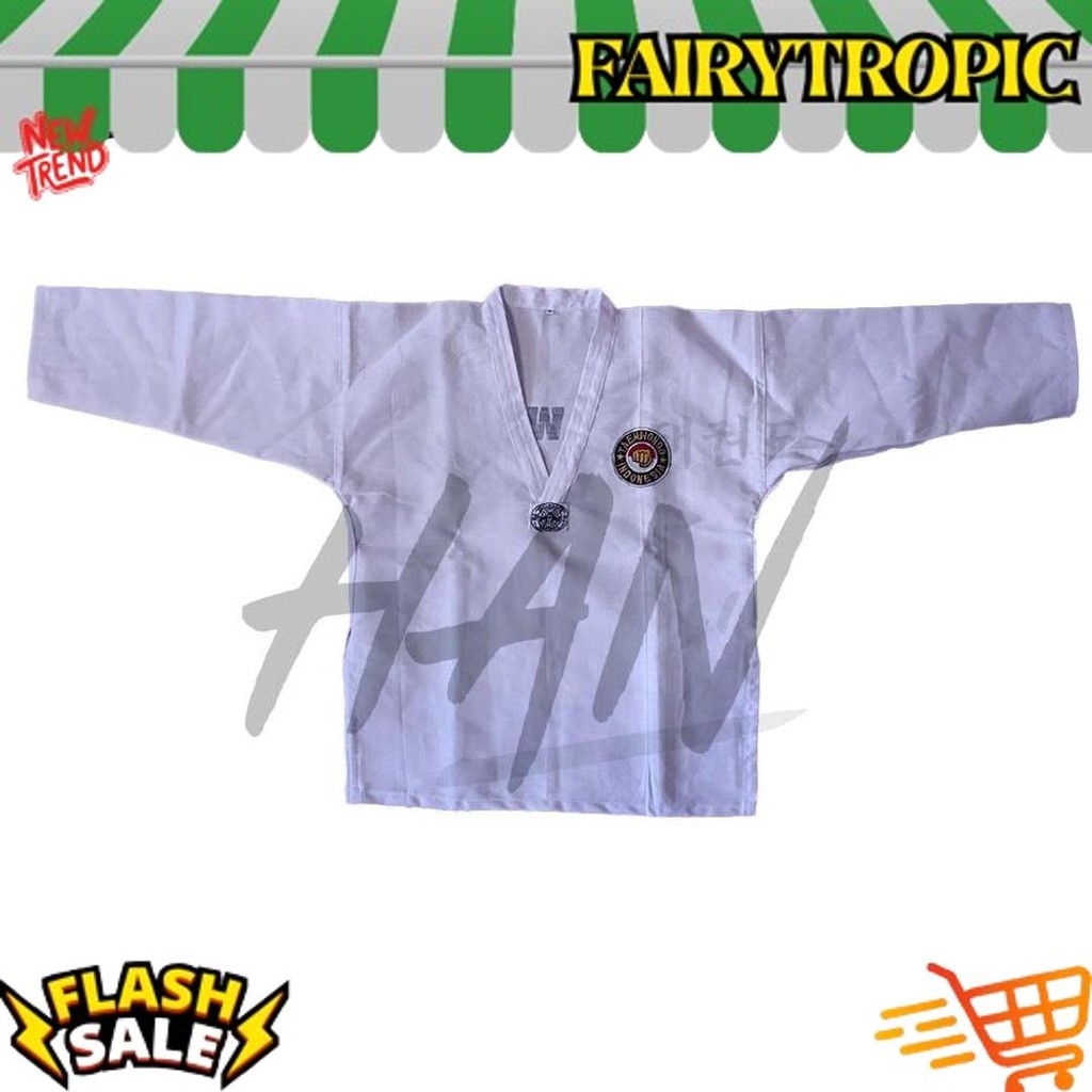 Best Seller [Standar Anak] Baju Dobok Taekwondo Anak untuk Pemula Kualitas Standar