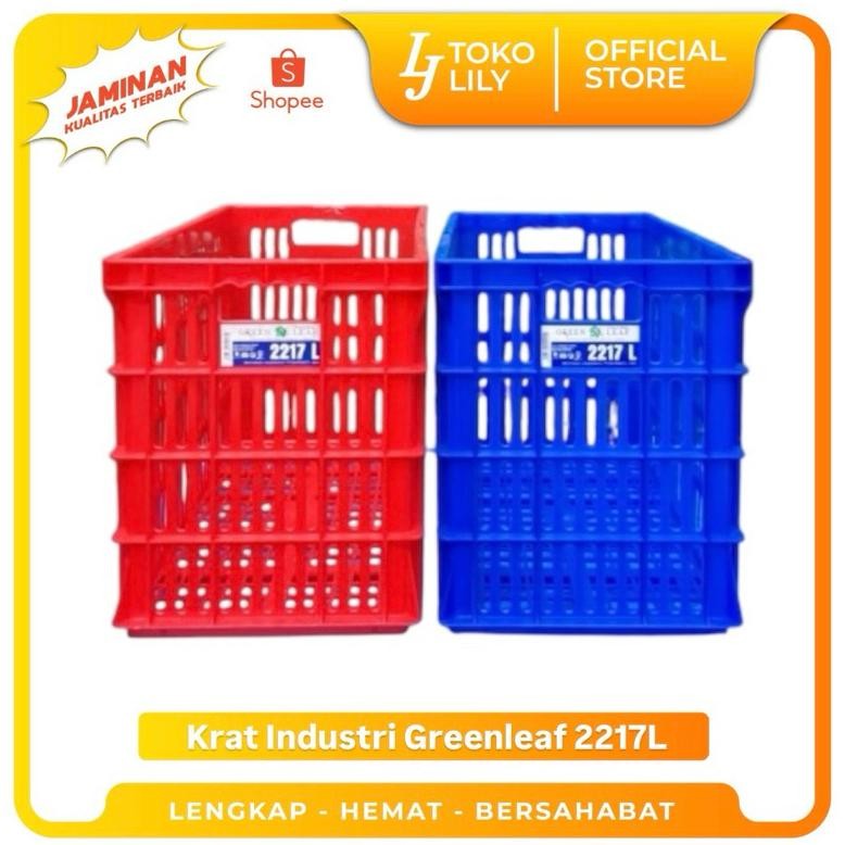 NEW Keranjang Krat Piring Berlubang Serbaguna Greenleaf GL 2217L