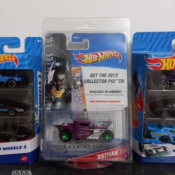 Hotwheels Bone Shaker Joker Ungu From Gift Pack