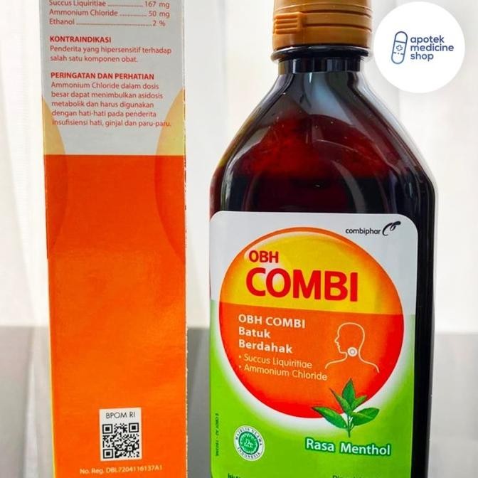 Obh Combi Batuk Berdahak 100 Ml Obat Batuk Berdahak