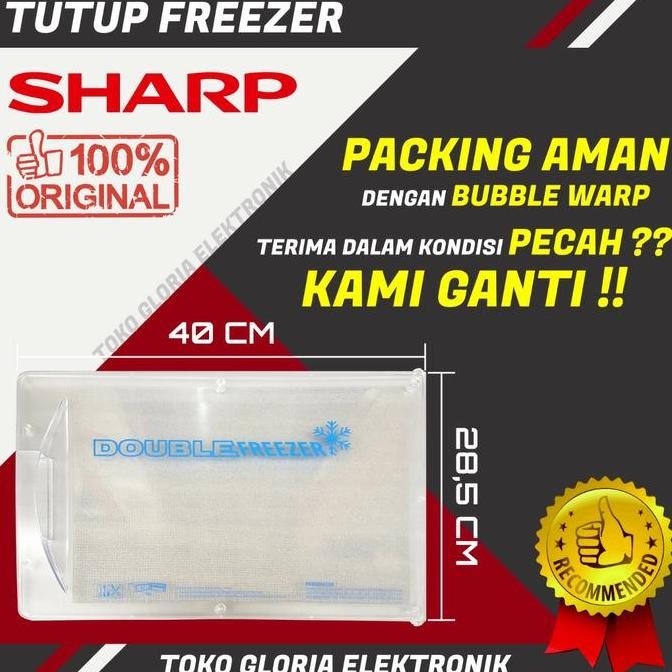 :::::::] Tutup Freezer Sharp 1 pintu SJ-195 Double Freezer Original