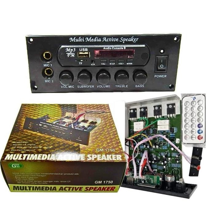 $+$+$+$+] Speaker aktif multimedia bluetooth active speaker + Final + mp3 bt + sub + mic | GM1750