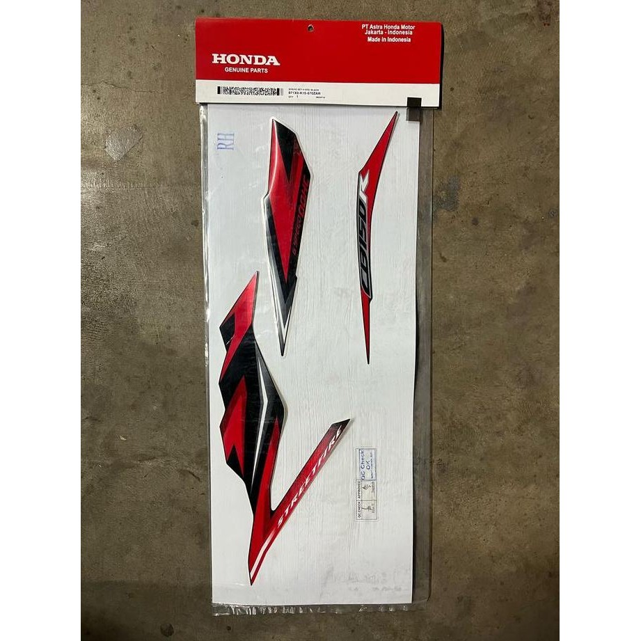 Stripe Set R Std Black Cb150R Streetfire Old K15 871X0K15670Zar Murah!