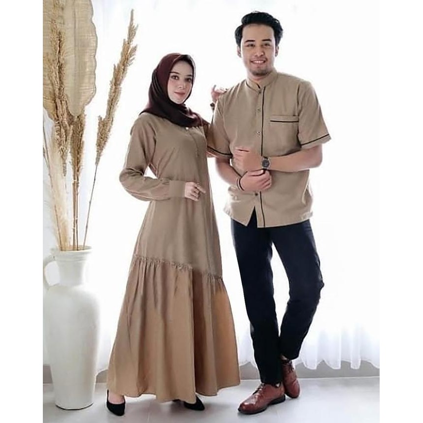 TERLARIS - FEMMESHOPA - COUPLE KELUARGA / COUPLE TERBARU - CP GAMIS DENIM