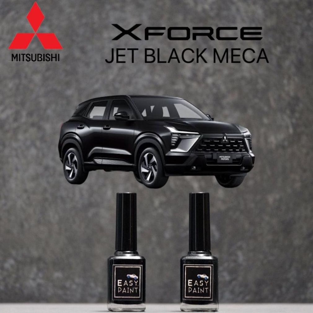 SS CAT OLES MOBIL JET BLACK MECA MITSUBISHI XFORCE X FORCE HITAM METALIK GLITTER 15ML