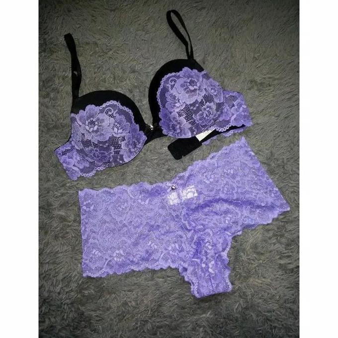 BRA SET LACE RHETORIC (VICTORIA SECRET LA SENZA SEXY PIERRE CARDIN HNM