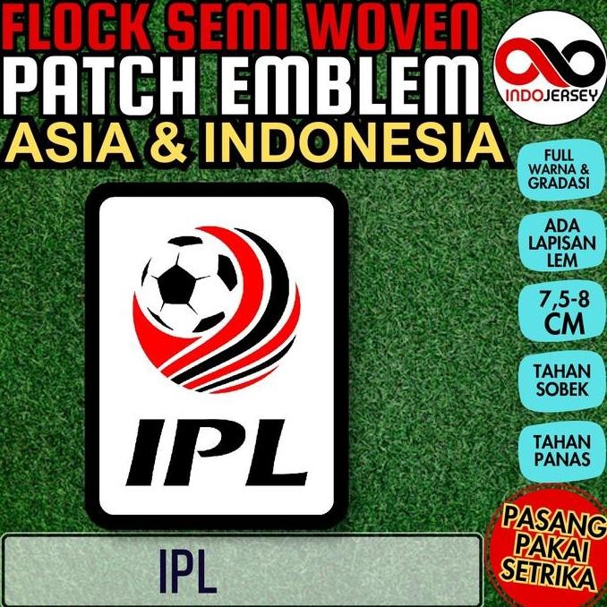 ((((()paling dicari] Patch Badge Emblem Flock Semi Woven Setrika iron-on Jersey Liga Sepak Bola INDO