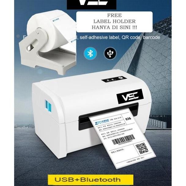 Barcode Printer Thermal Label Printer Vsc Lp9200Ub Bluetoothusb