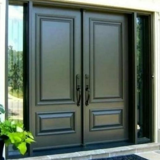 PINTU UTAMA 2 DAUN TERMASUK KUSEN ORIGINAL DAN TERPERCAYA