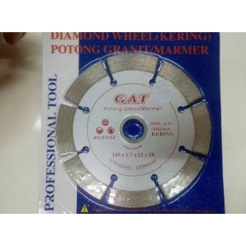 ] mata potong granit / pisau potong granit marmer / diamond wheel 4"