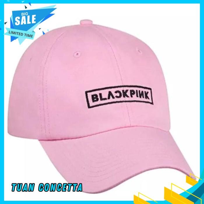 TOPI BASEBALL BASEBAL HAT CAP DISTRO BLACKPINK BLACK PINK POLOS CUSTOM INDONESIA PRIA WANITA UNISEX 