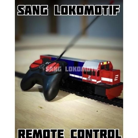 Miniatur Kereta Api Lokomotif cc201 perumka Mesin RC bisa jalan,pakai