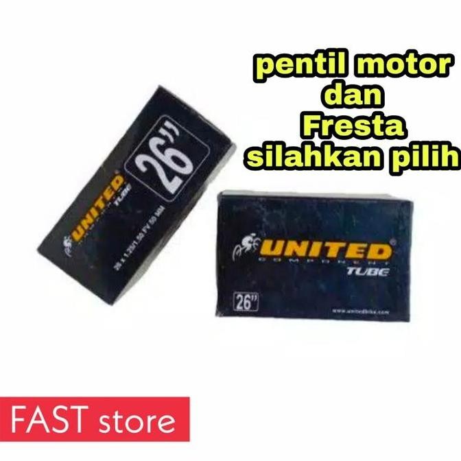 Promo Ban dalam road bike 26 x 1.25 / 1.50 AV/FV 26x1.50 united COD