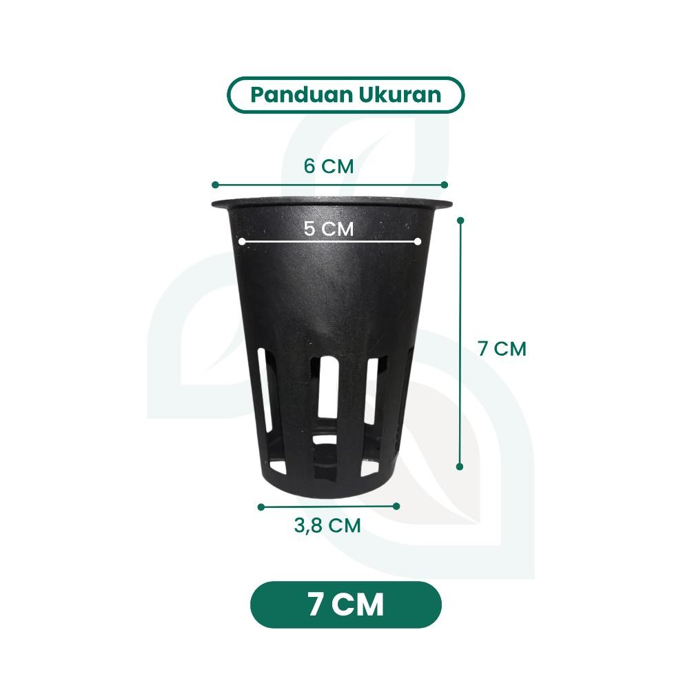 Promo Cod Benih Seribuan - Netpot 5 & 7 Cm Hitam Media Tanam Hidroponik ....