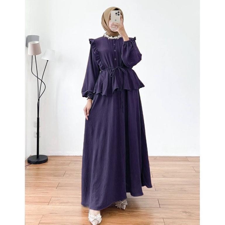 Gamis Ivana Dress Wanita Stock