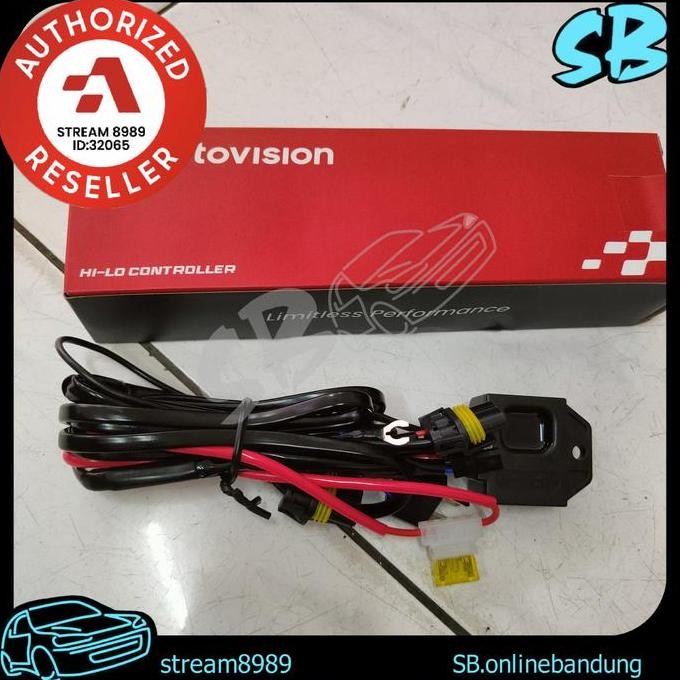 Terbaik Autovision Controller Hi Low Wiring Harness Hid H4 Biled Kabel Set Hl 100% Ori