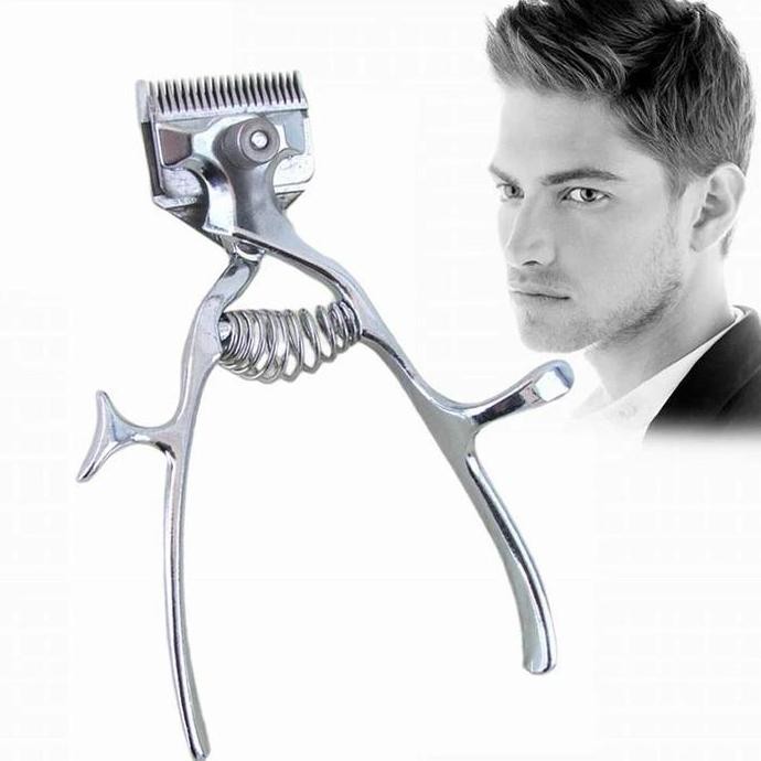 TERBARU - Alat Cukur Rambut Manual Clipper Klasik Pemangkas Rambut Portabel Ringan Praktis Tanpa Lis