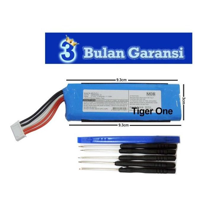 Mdb Baterai Speaker Jbl Flip 4 Gsp872693 01 Original