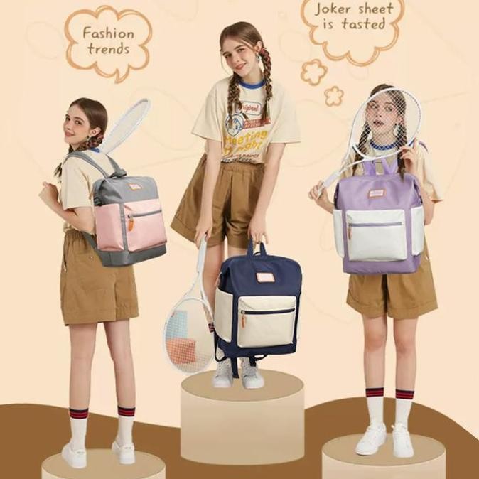 BOSTANTEN Tas Ransel Wanita / Backpack Wanita / Bahan Nilon / Tahan Air