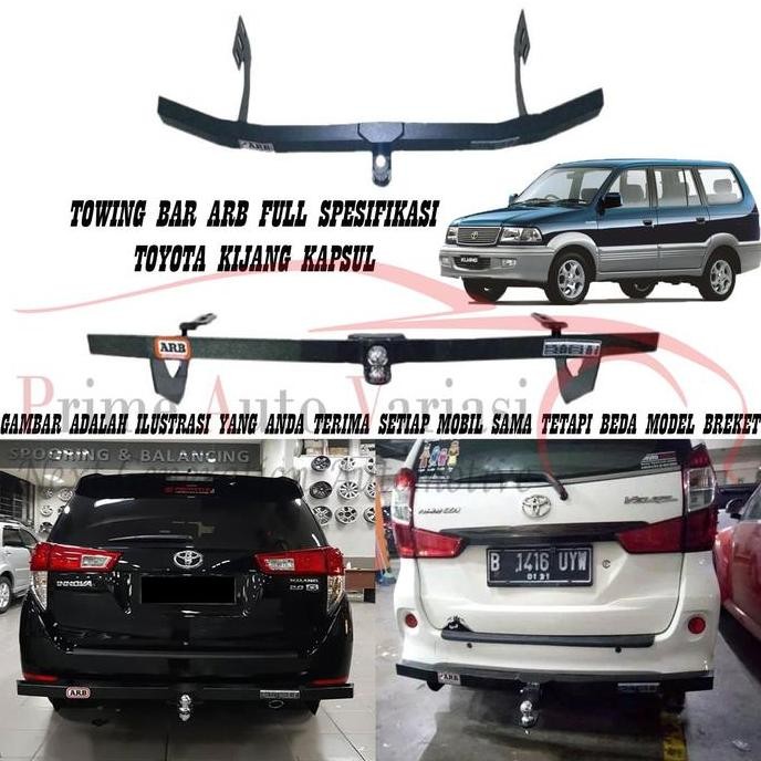 PROMO DISKON - TOWING BAR ARB BESI BUMPER BELAKANG TOWING BAR - KIJANG KAPSUL