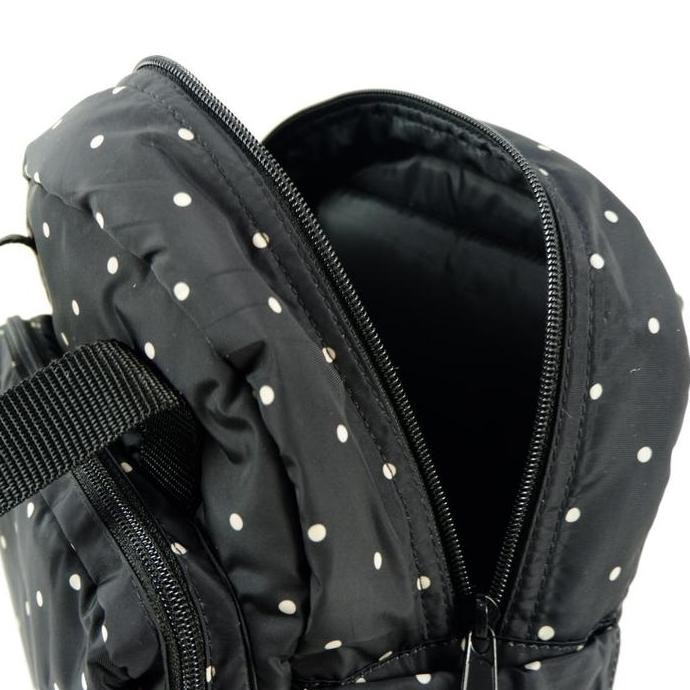 Tas Ransel mini Flashy Larbert Four Hitam Polka