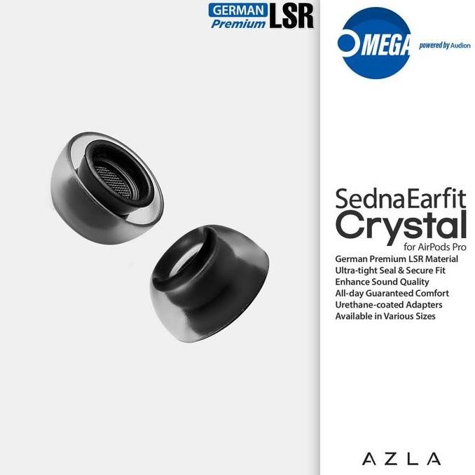 Azla Sednaearfit Crystal For Apple Airpods Pro | Lsr Silicone Eartips Original