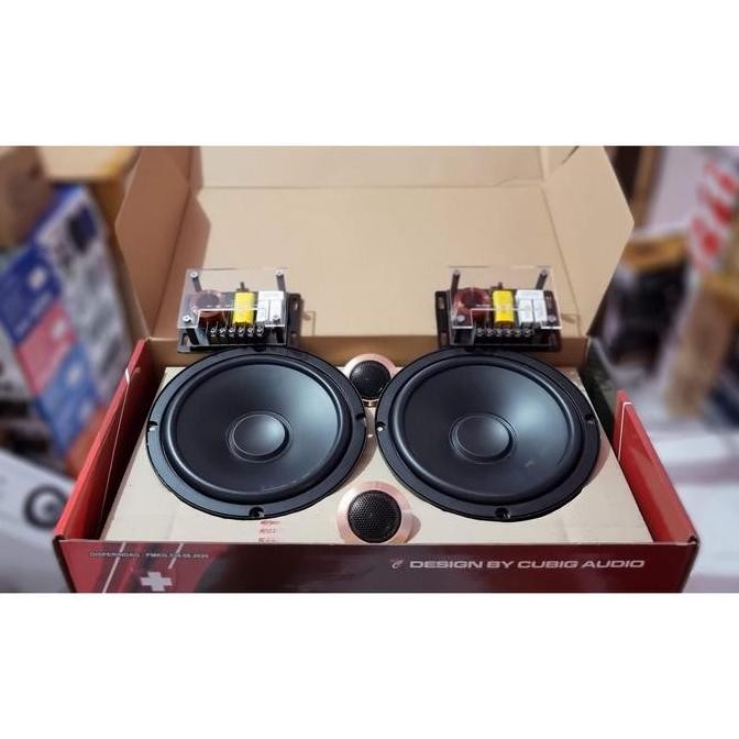 SPEAKER SPLIT 2 WAY CUBIG SWISSLINE GOLD