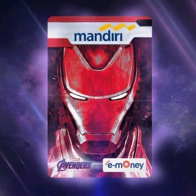 NEW - Kartu Emoney Etoll Mandiri Avengers End Game Iron Man