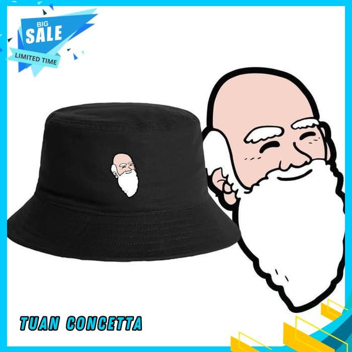 TOPI BUCKET HAT CAP DISTRO KARTUN CAP ORANG TUA OT AMER GOLD ANGGUR MERAH POLOS CUSTOM PRIA WANITA M