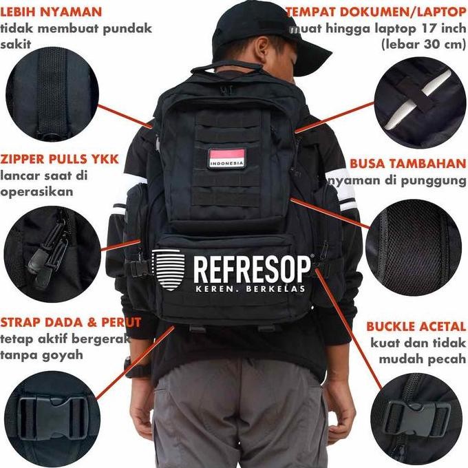 REFRESOP ORIGINAL PX314 Tas Ransel Army Tactical