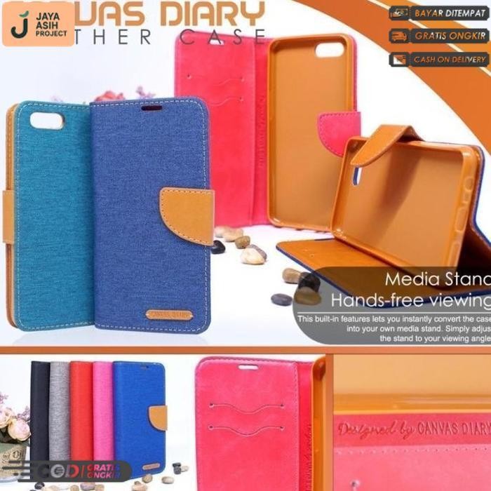 Promo Flip Cover Canvas Diary Iphone 6 Cuci Gudang Berkualitas