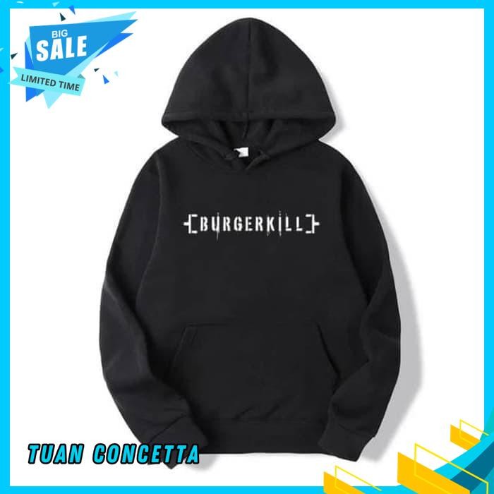 JAKET HOODIE SWEATER DISTRO BURGERKILL BURGER KILL POLOS CUSTOM INDONESIA PRIA WANITA KEREN ANAK DEW
