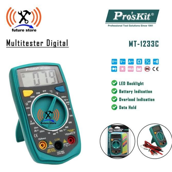 ProsKit MT-1233C Digital Multimeter