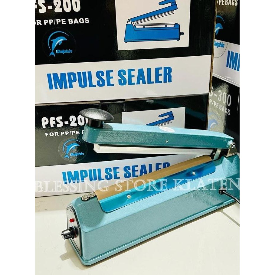 ><><><] IMPULSE SEALER DOLPHIN PFS-200 PFS-300 / ALAT PRES PLASTIK SEALER 8MM