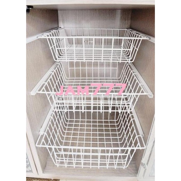 Rak Sayur B45 Modelline (tanpa rel) - Tempat Piring Buah Susu Tisu