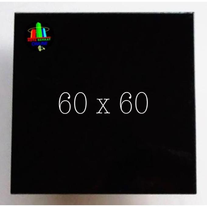 Terbaik Granit Hitam Glossy/ Granit Tile Warna Hitam Uk 60X60 100% Ori